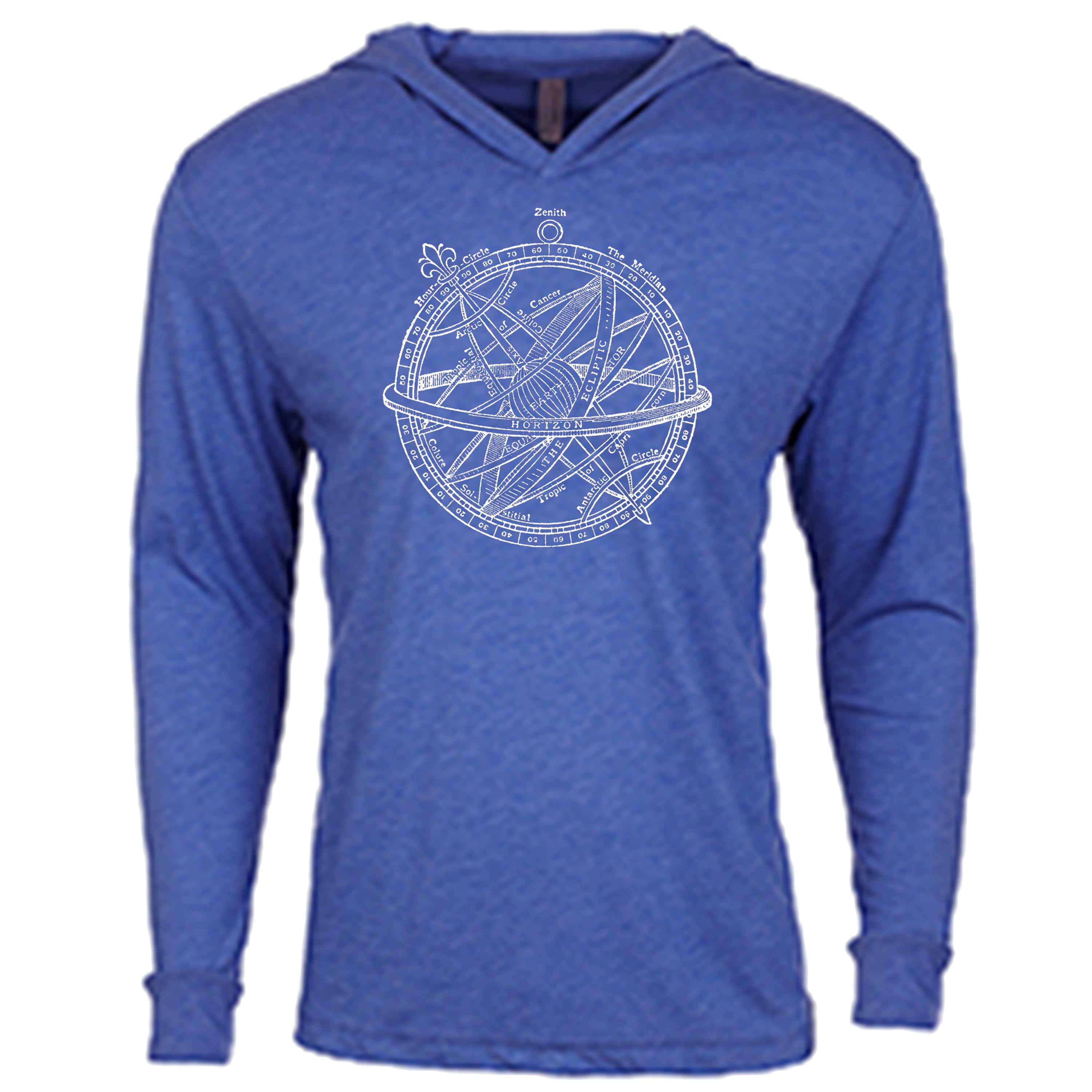 Armillary Sphere Lightweight Hoodie Royal