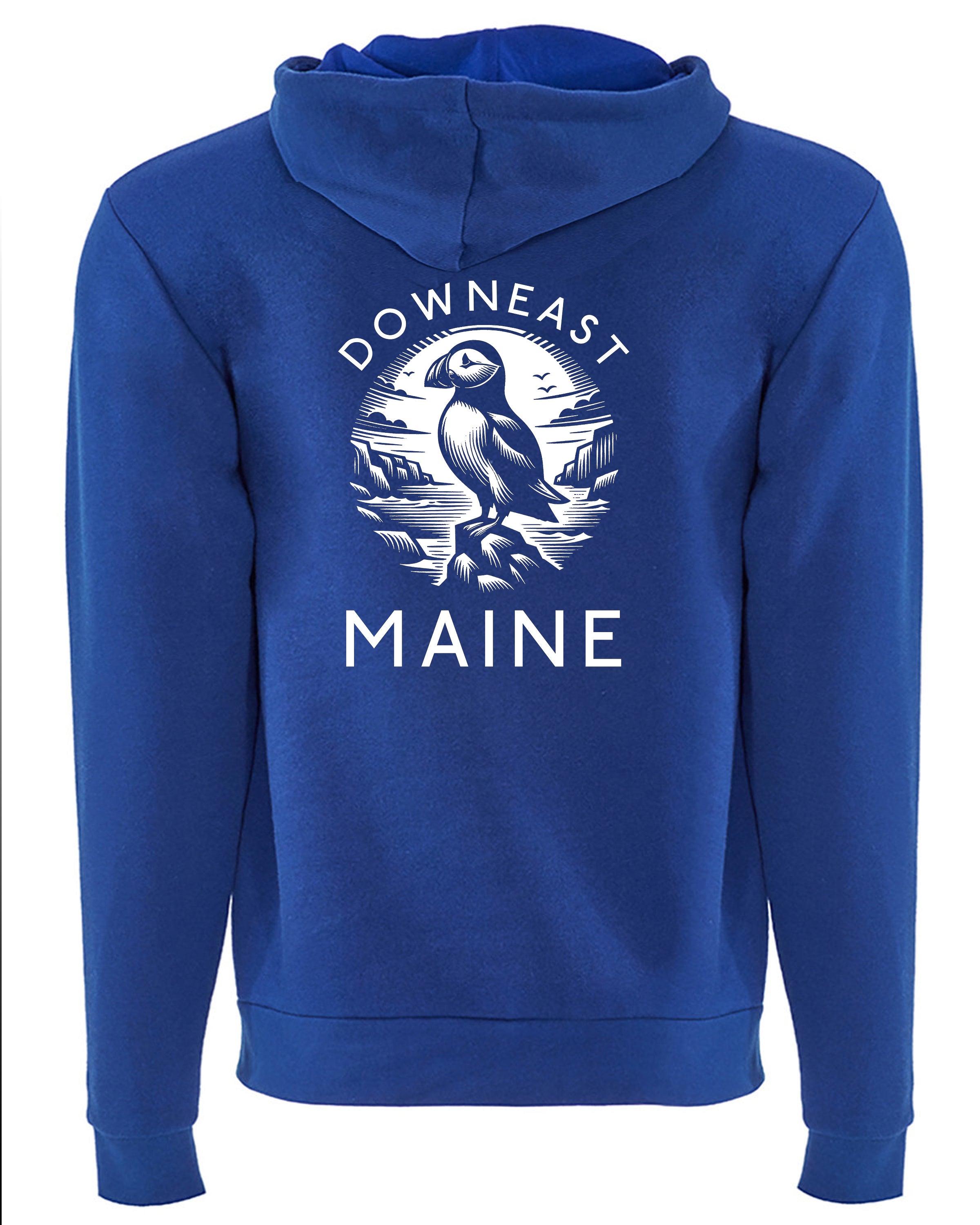 Puffin Zip Hoodie - Royal