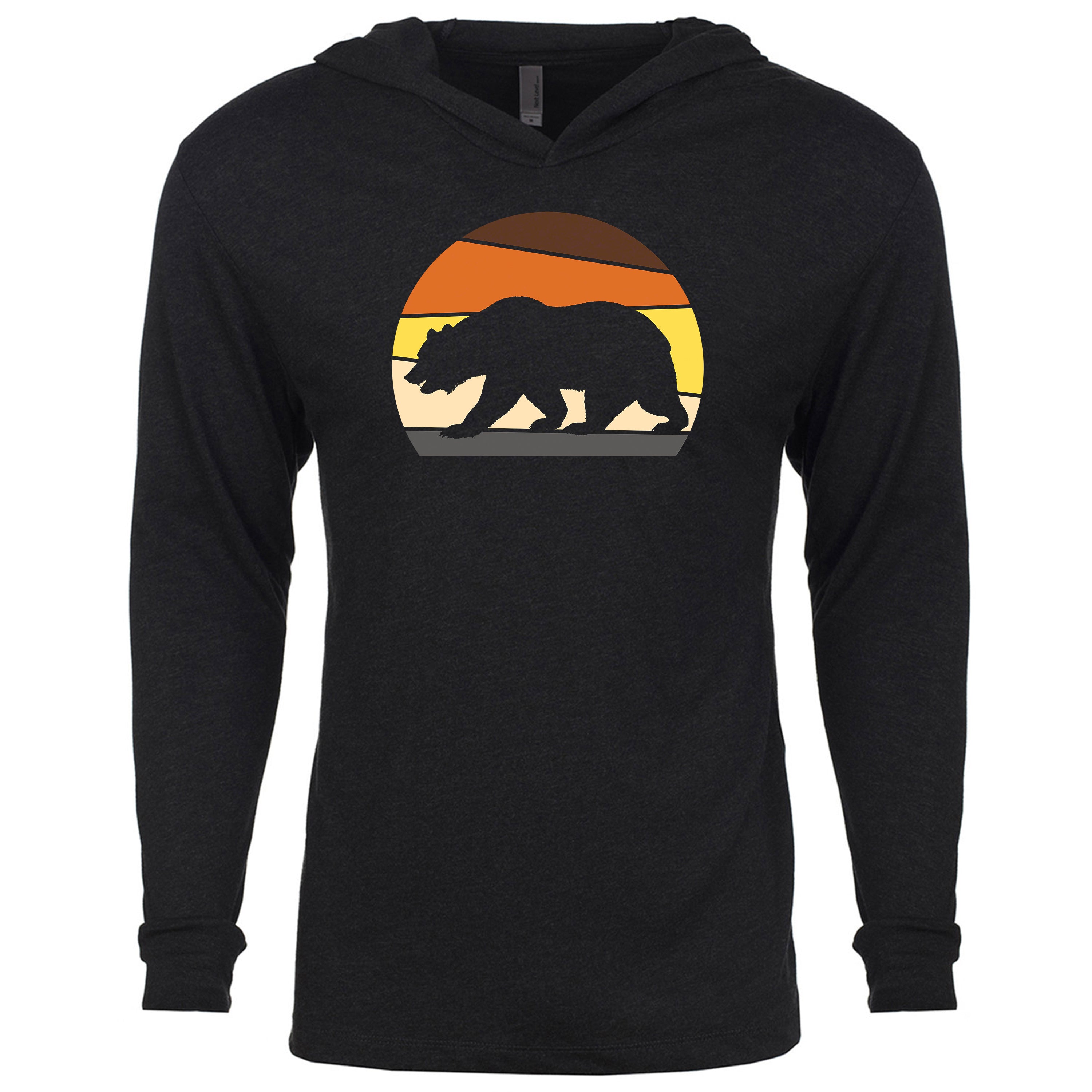 Sunset Bear Lightweight Hoodie